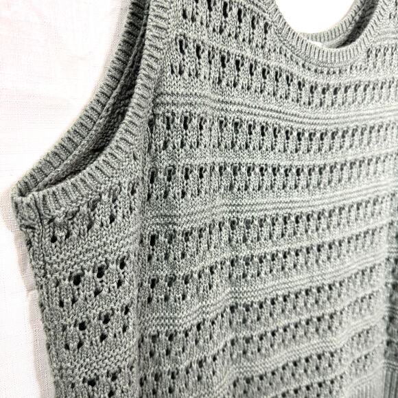 OLD NAVY Cotton Lace Tank Top Women's XL Cottagecore Coastal Grandma Boho Summer - Picture 3 of 8